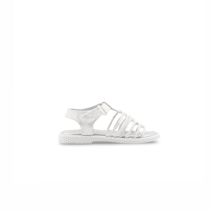 Girls Silver Formal Sandal KD5762