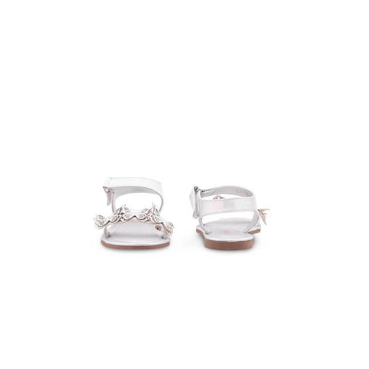 Girls Silver Casual Sandal KD5787
