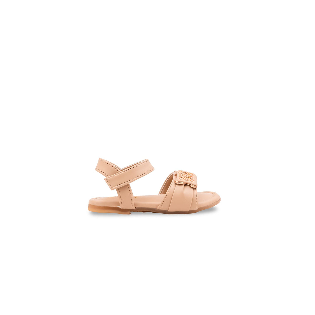 Girls Beige Formal Sandal KD5808