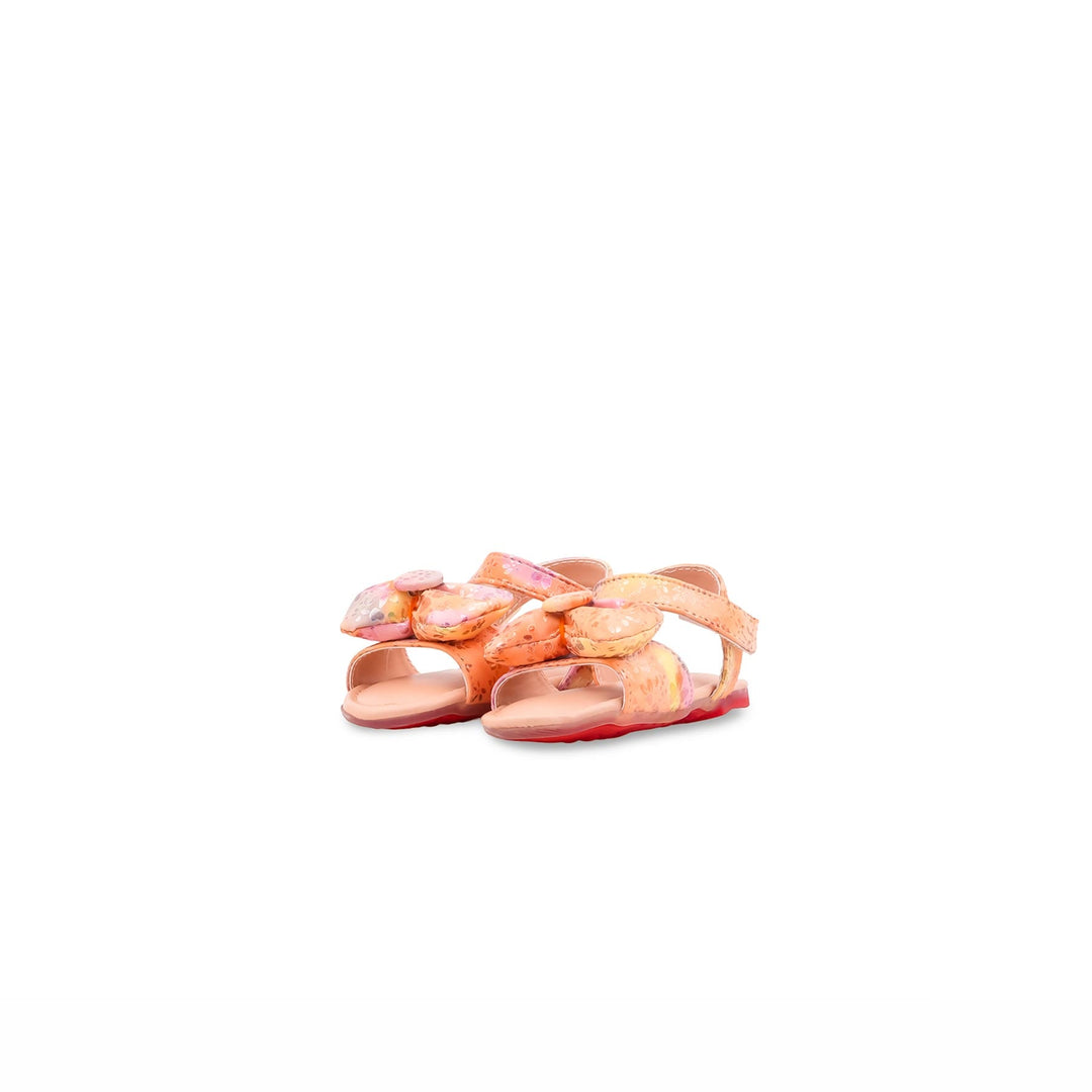 Girls Orange Formal Sandal KD5811