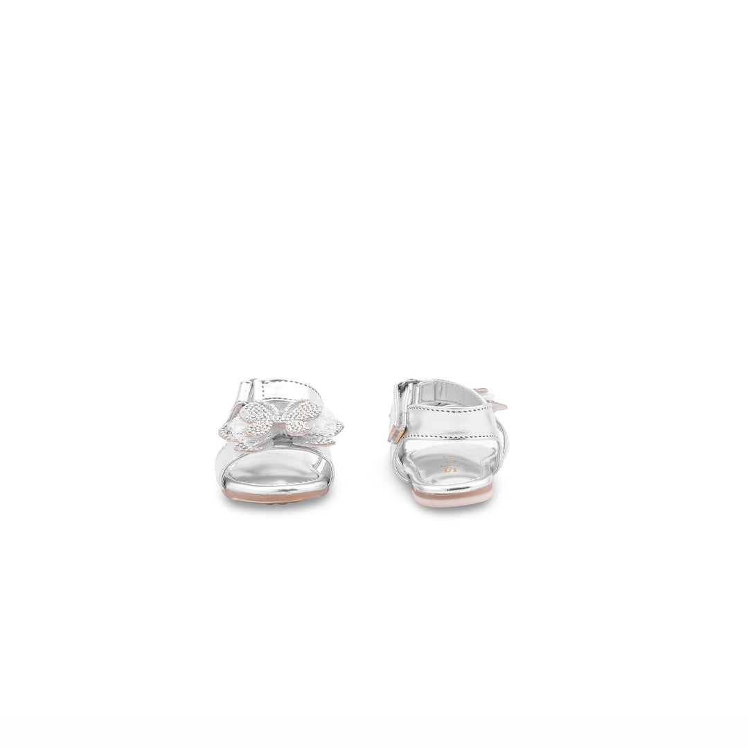 Girls Silver Fancy Sandal KD5813