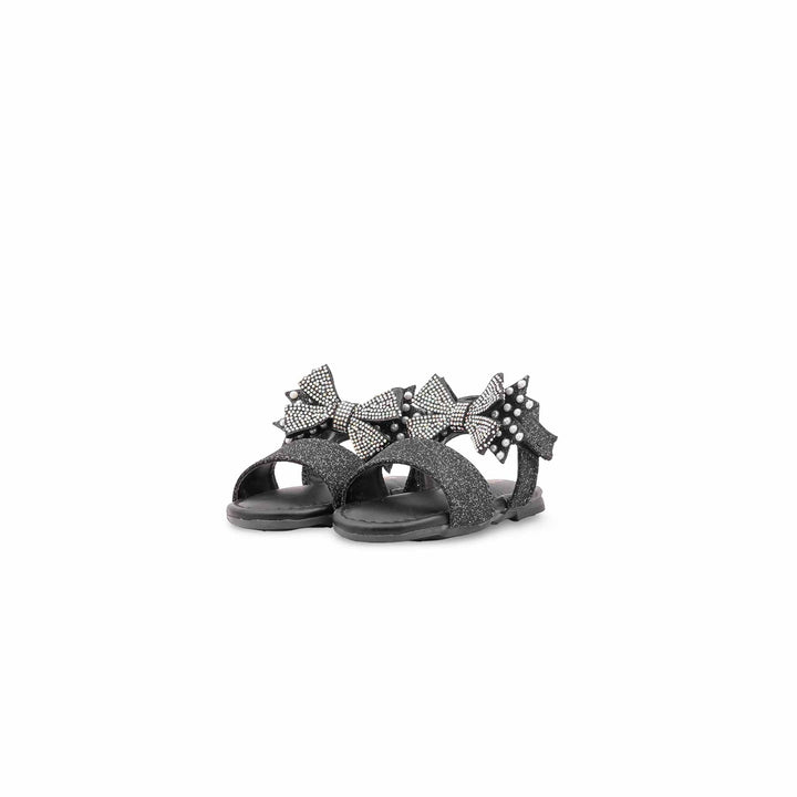 Girls Black Fancy Sandal KD5815