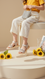 Girls Golden Fancy Sandal KD5819