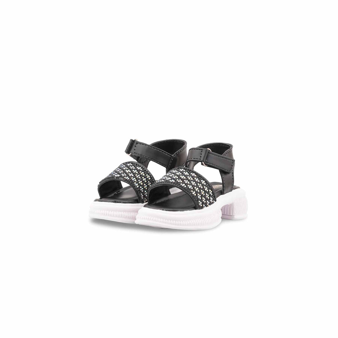 Girls Black Formal Sandal KD5823