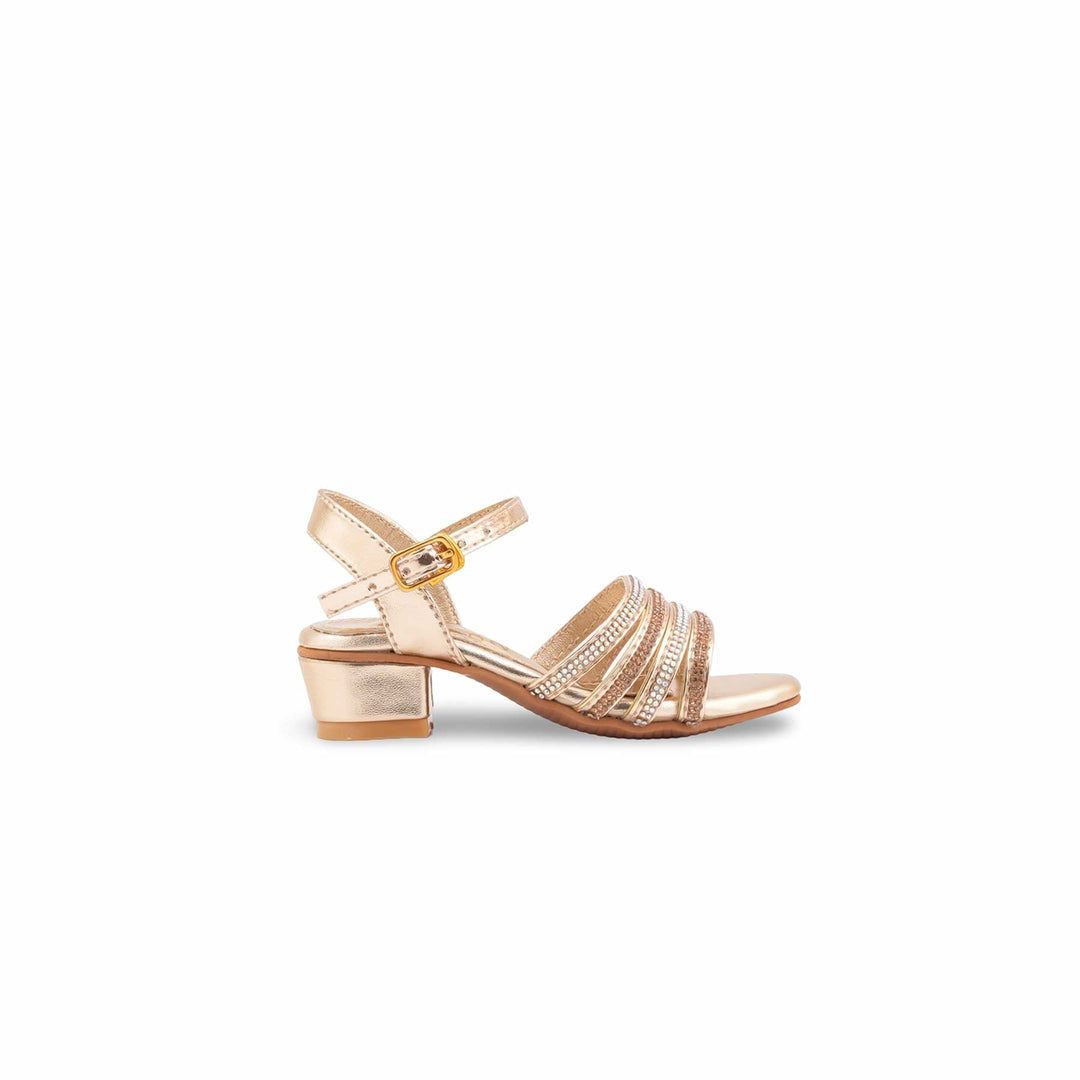 Girls Golden Fancy Sandal KD5827
