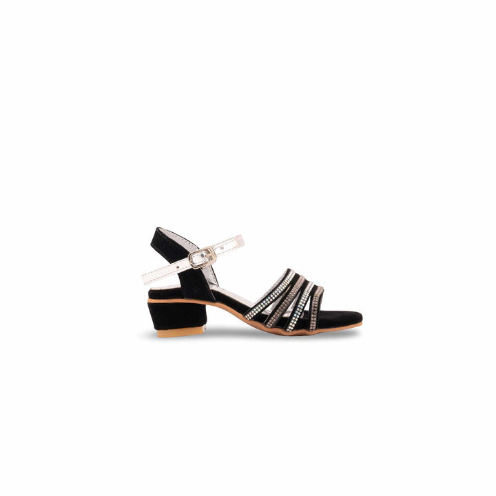 Girls Black Fancy Sandal KD5829