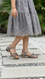 Girls Grey Fancy Sandal KD5850