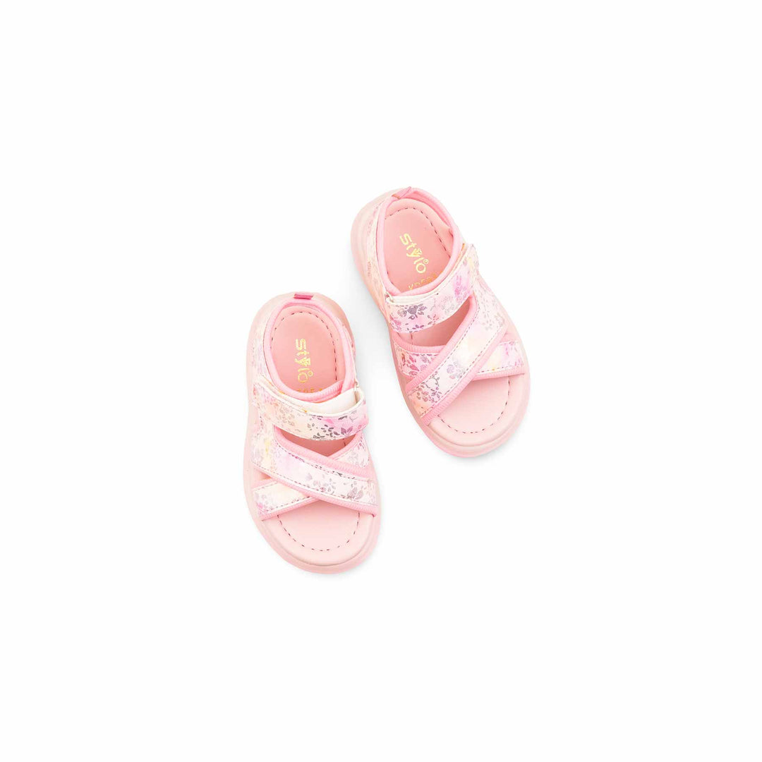 Girls Pink Casual Sandal KD5854