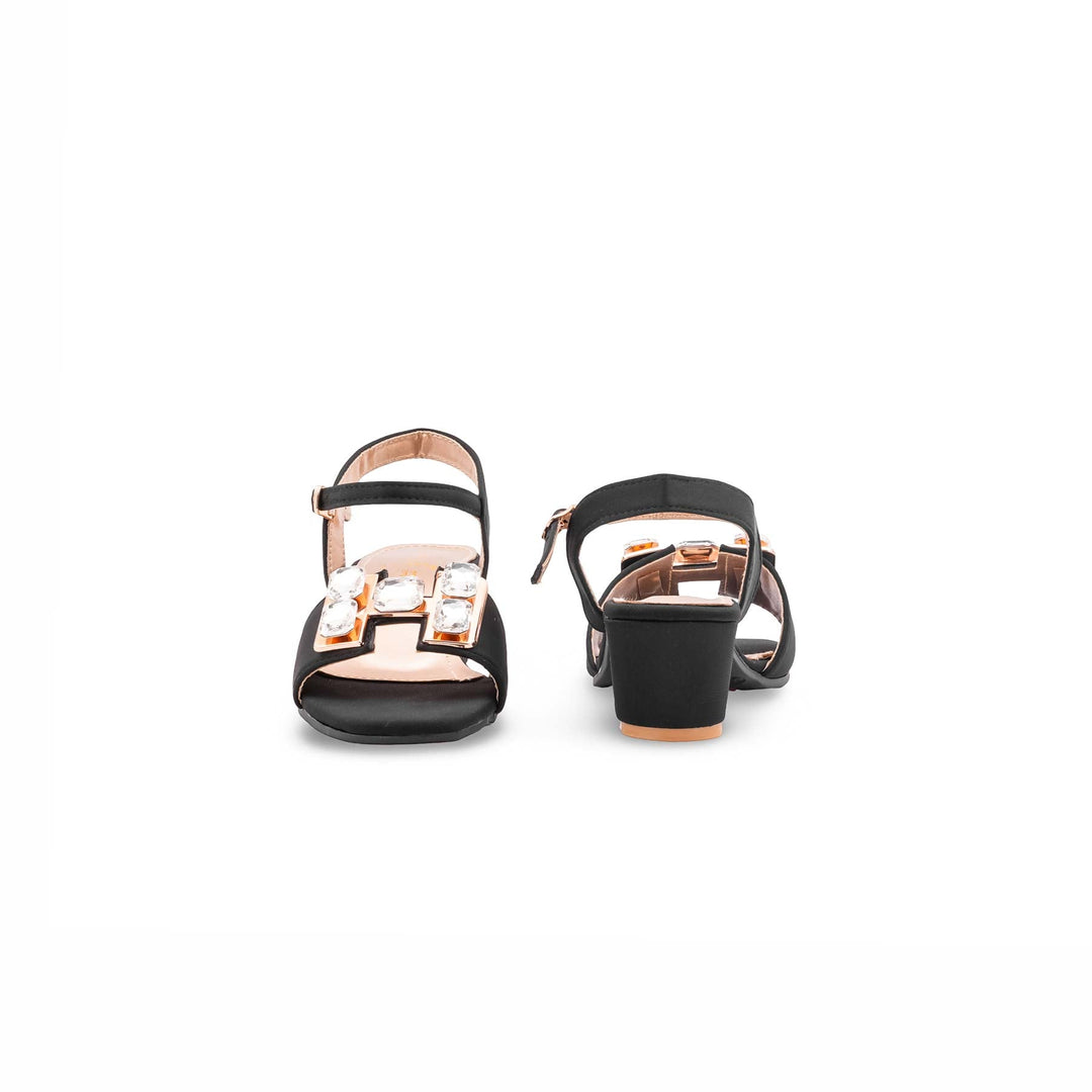 Girls Black Fancy Sandal KD5859