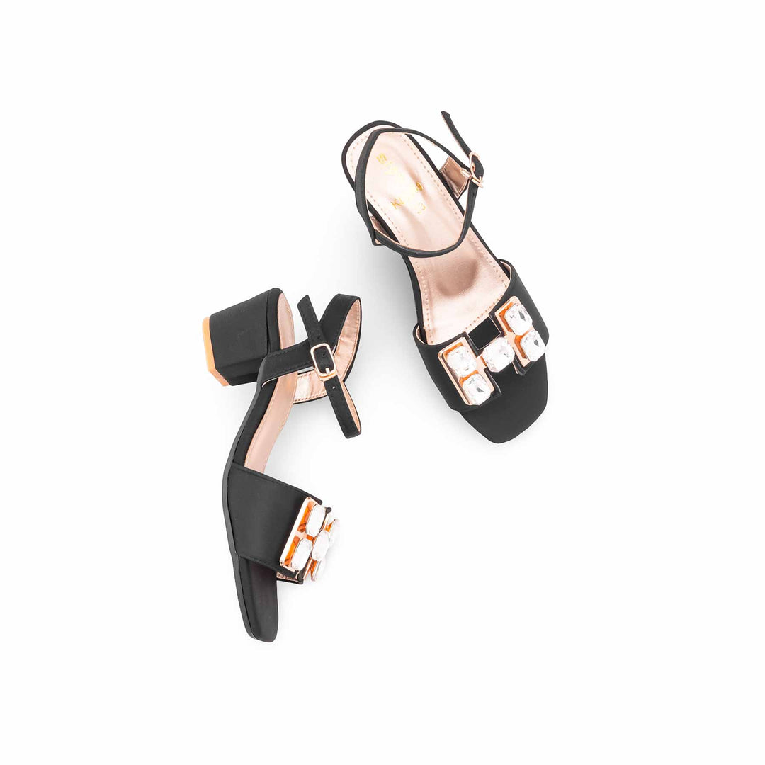 Girls Black Fancy Sandal KD5859