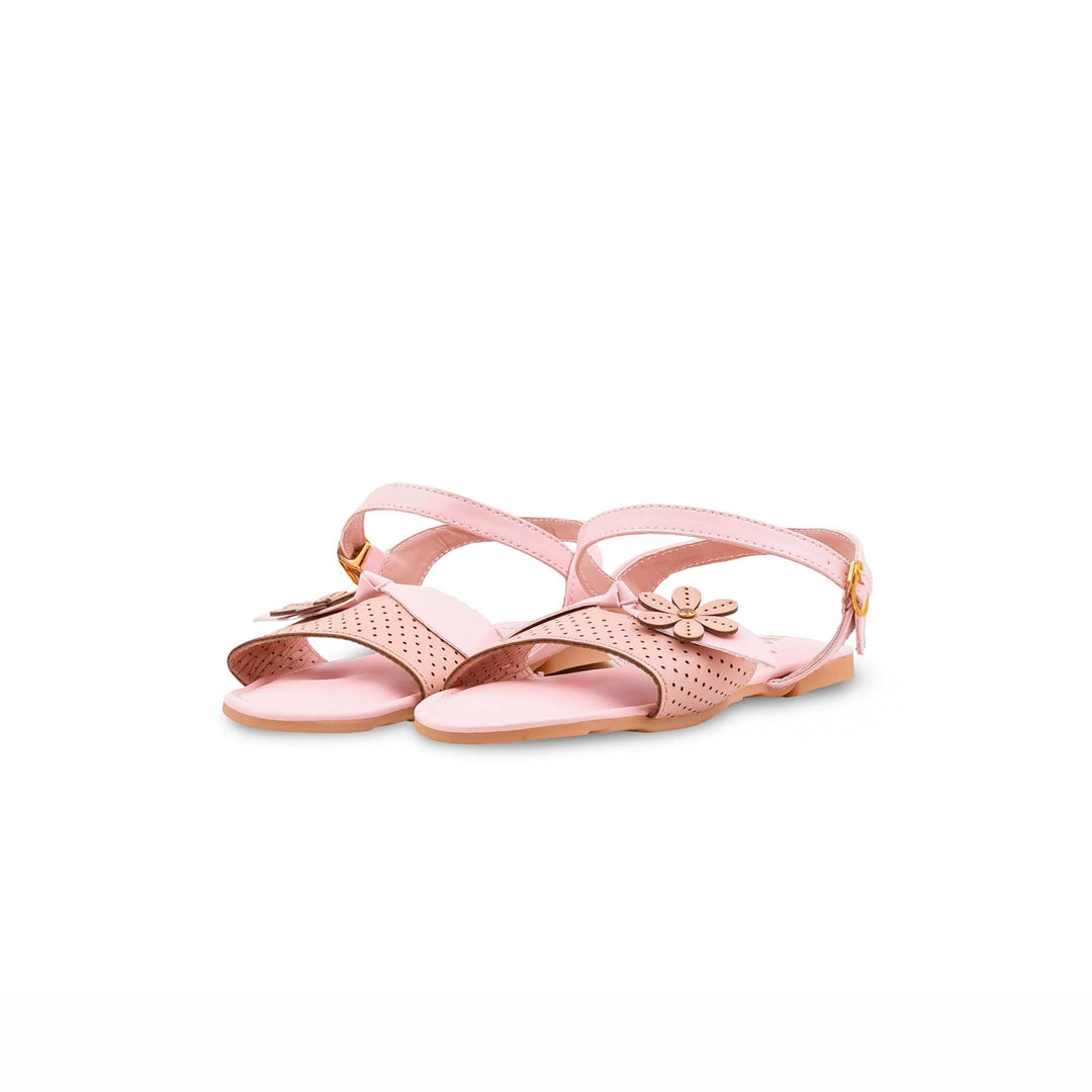 Girls Pink Formal Sandal KD5867