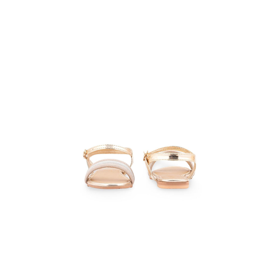 Girls Golden Fancy Sandal KD5877