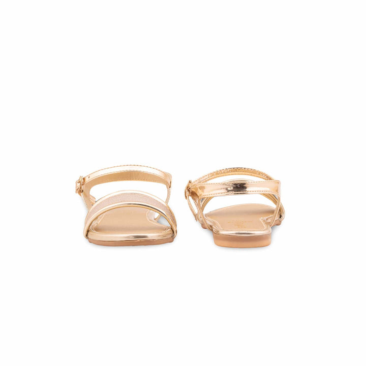 Girls Golden Fancy Sandal KD5879
