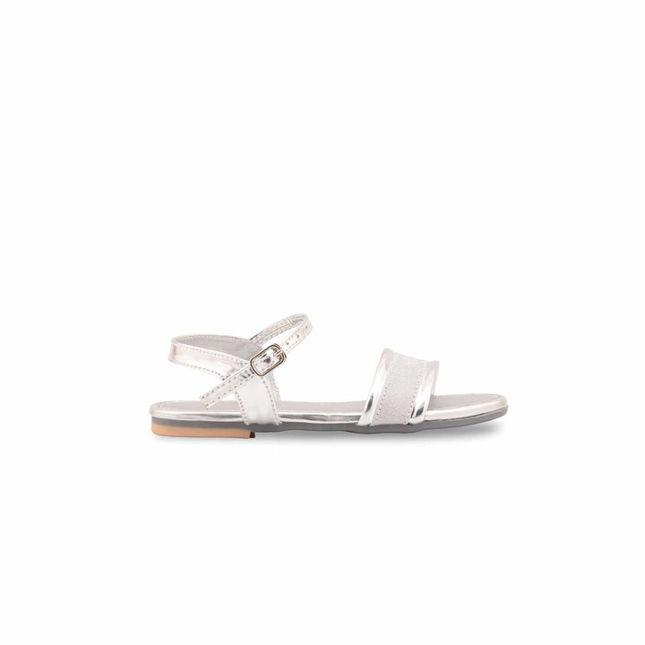 Girls Silver Fancy Sandal KD5879