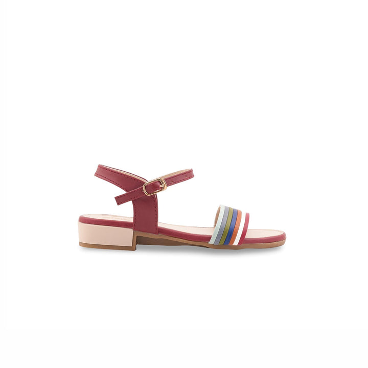 Girls Red Casual Sandal KD5897
