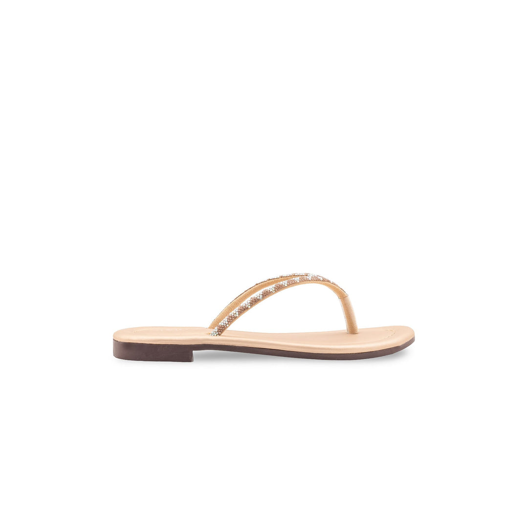 Girls Golden Fancy Slipper KD5911