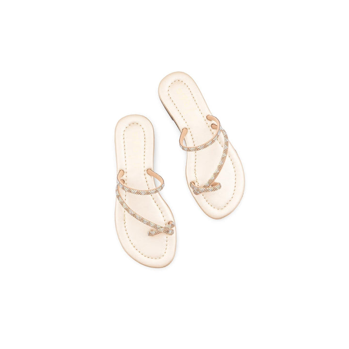 Girls Golden Fancy Slipper KD5916