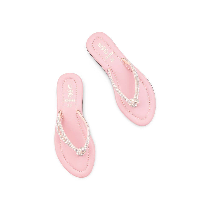 Girls Pink Fancy Slipper KD5939