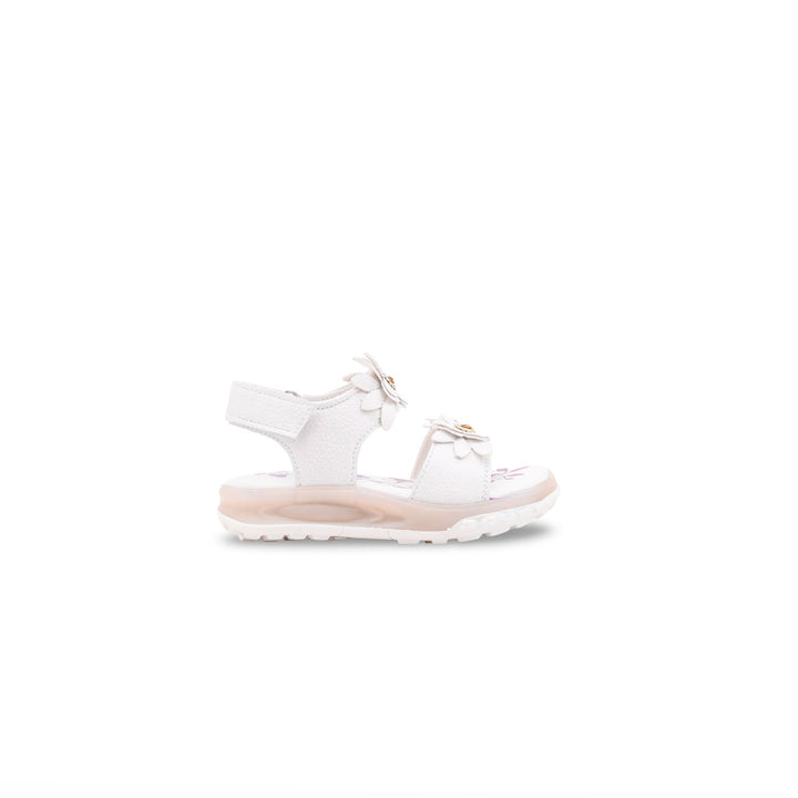Girls White Formal Sandal KD5964
