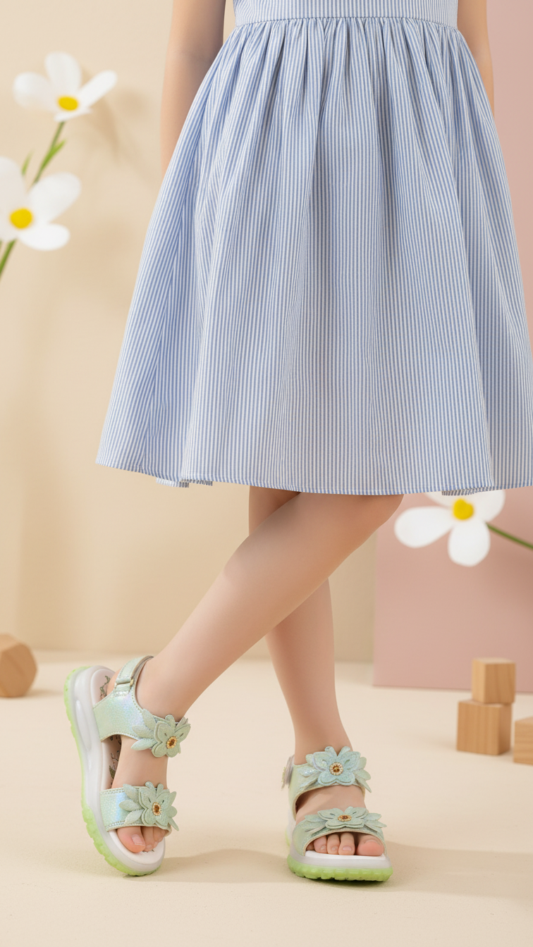 Girls PISTAGREEN Formal Sandal KD5964