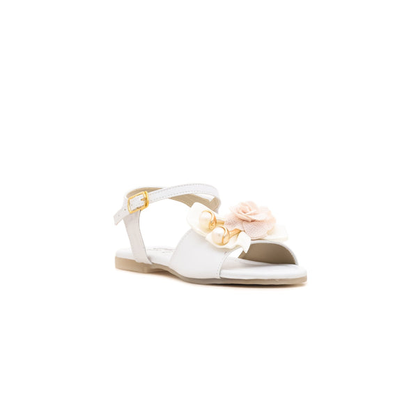 صندل رسمي أبيض للفتيات KD7509