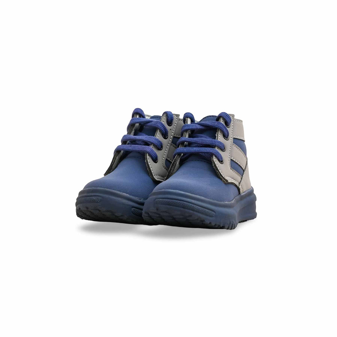 Boys Navy Formal Long Shoes KD8080