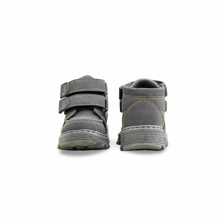 Boys Grey Formal Long Shoes KD8083