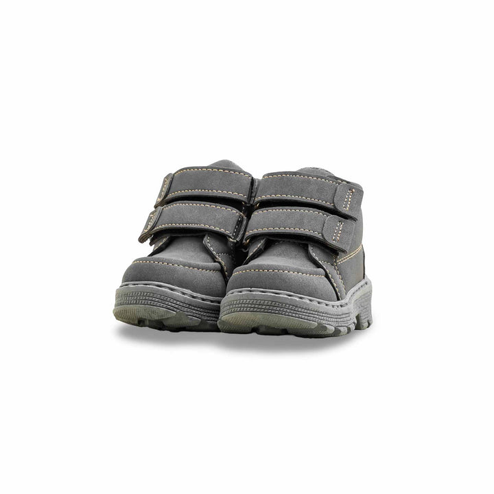 Boys Grey Formal Long Shoes KD8083
