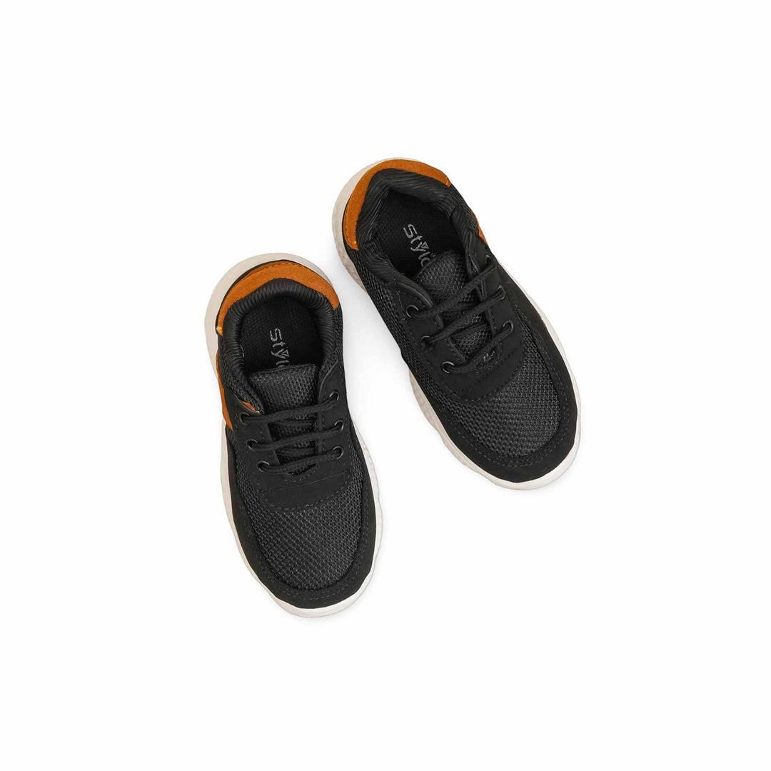 Boys Black Casual Jogger KD8104