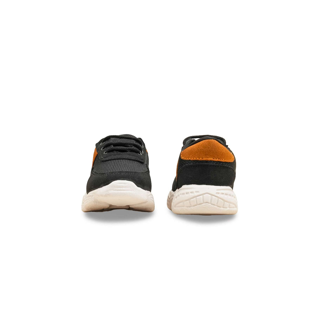 Boys Black Casual Jogger KD8104