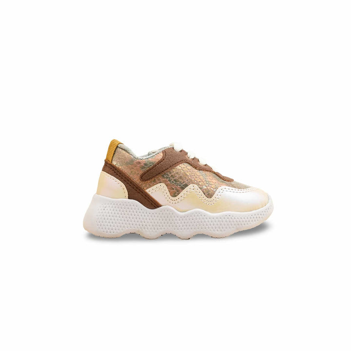 Girls Golden Casual Jogger KD8106