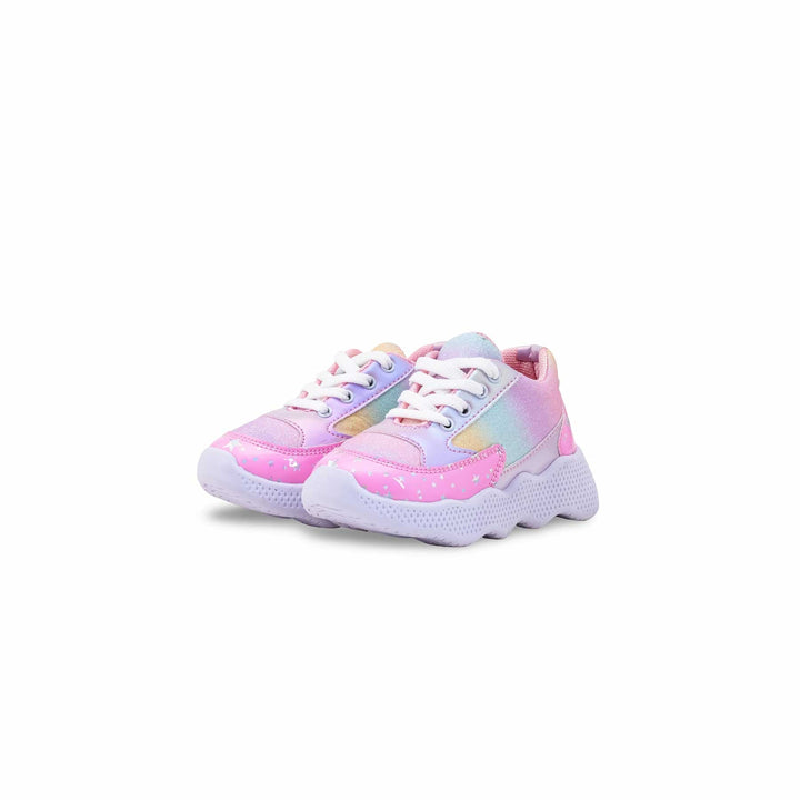 Girls Pink Casual Jogger KD8107