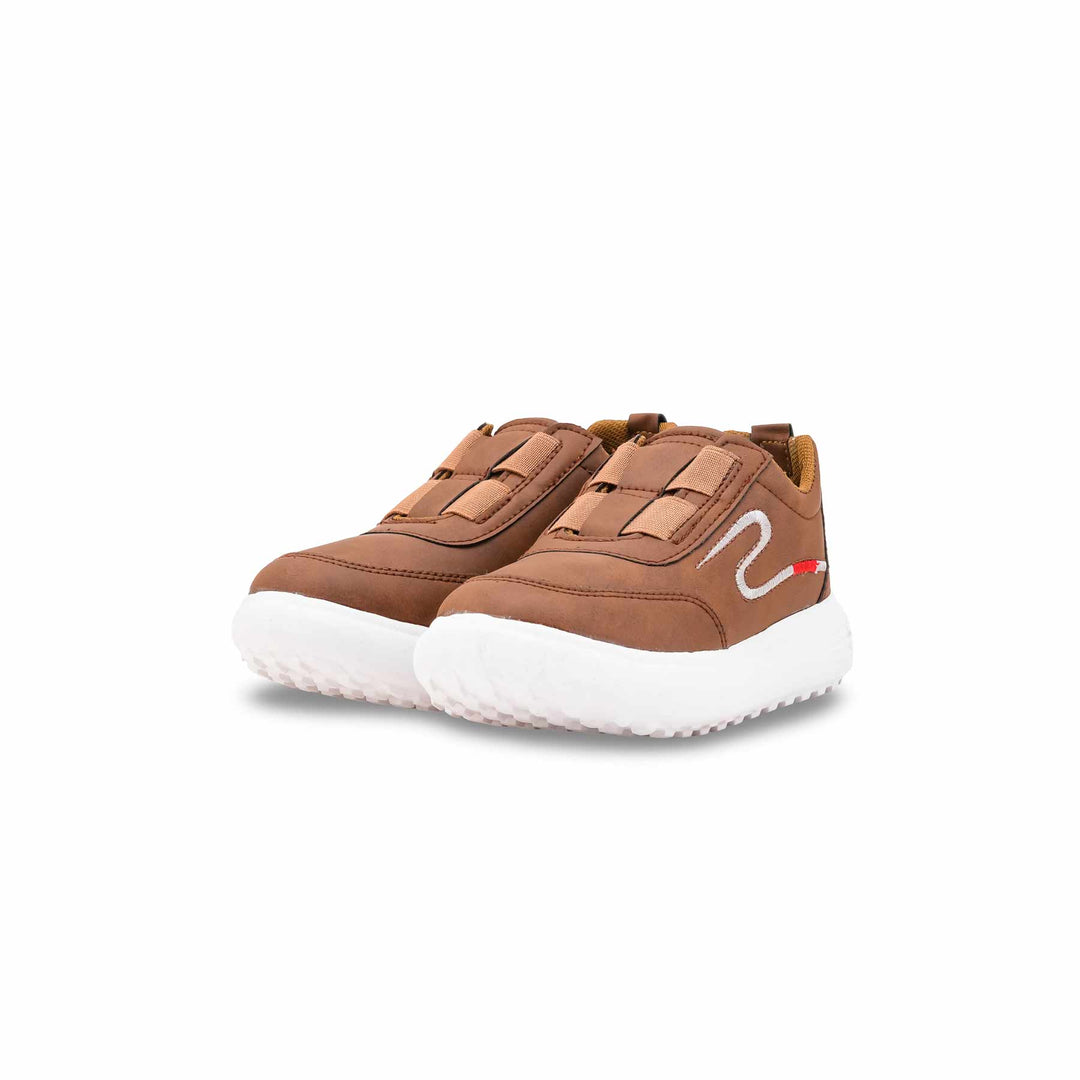 Boys Brown Casual Jogger KD8111