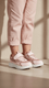 Girls Pink Casual Jogger KD8134