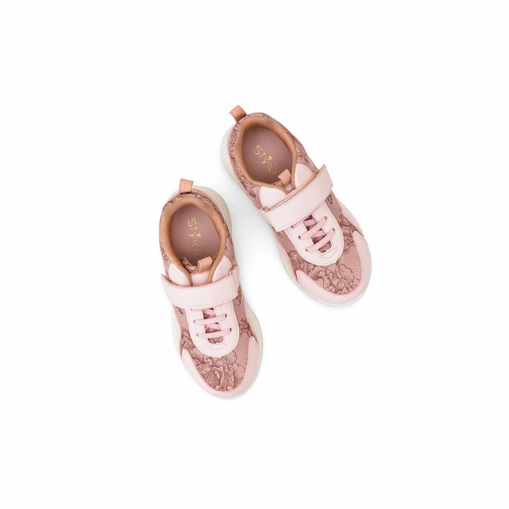 Girls Pink Casual Jogger KD8135