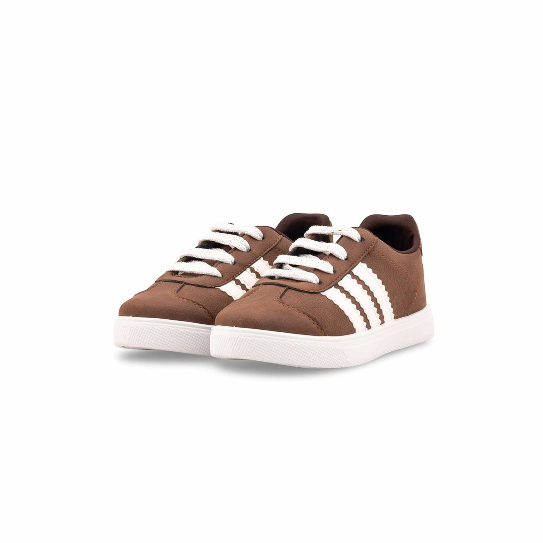Boys Brown Casual Jogger KD8149