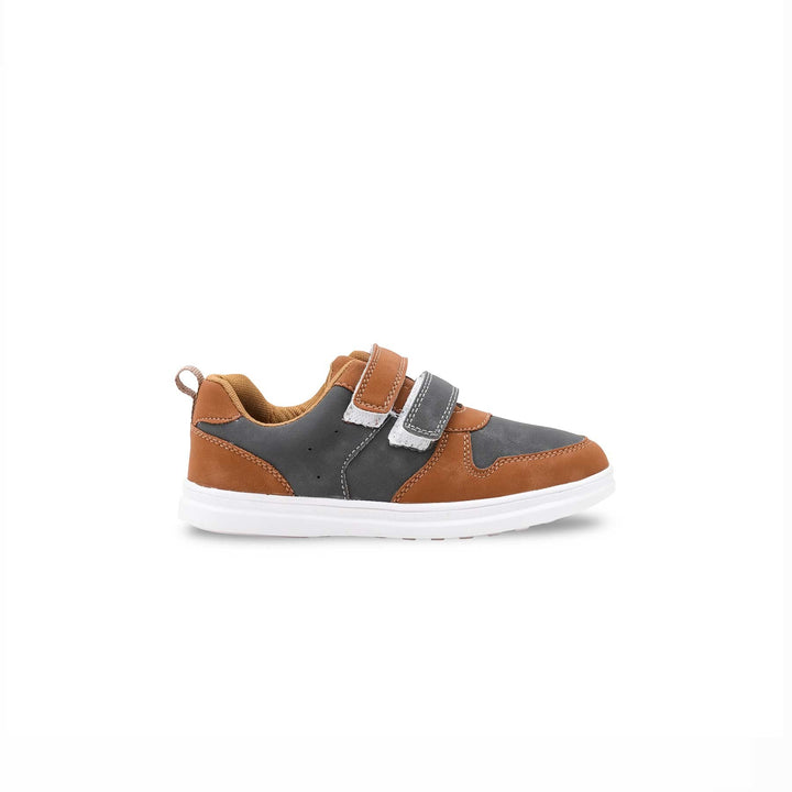 Boys Brown Casual Jogger KD8163