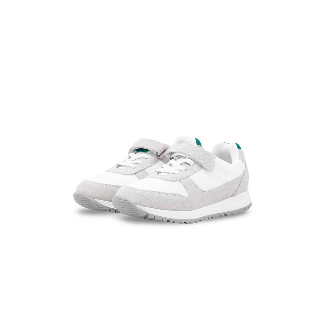 Boys White Casual Jogger KD8167