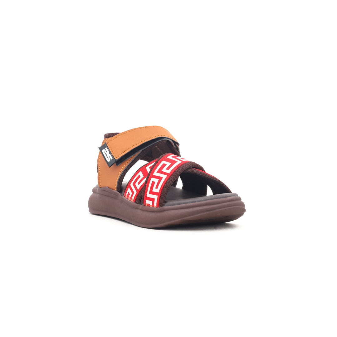 Boys Brown Casual Sandal KD9264