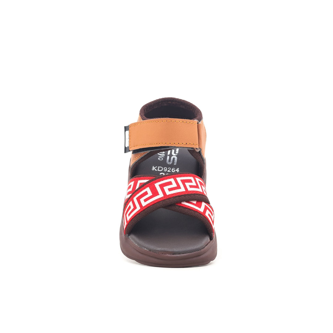 Boys Brown Casual Sandal KD9264