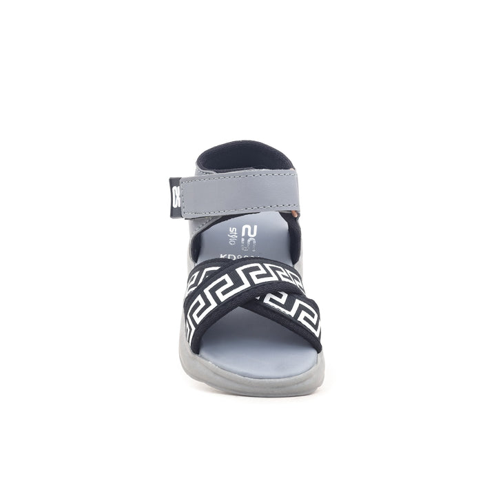 Boys Grey Casual Sandal KD9264