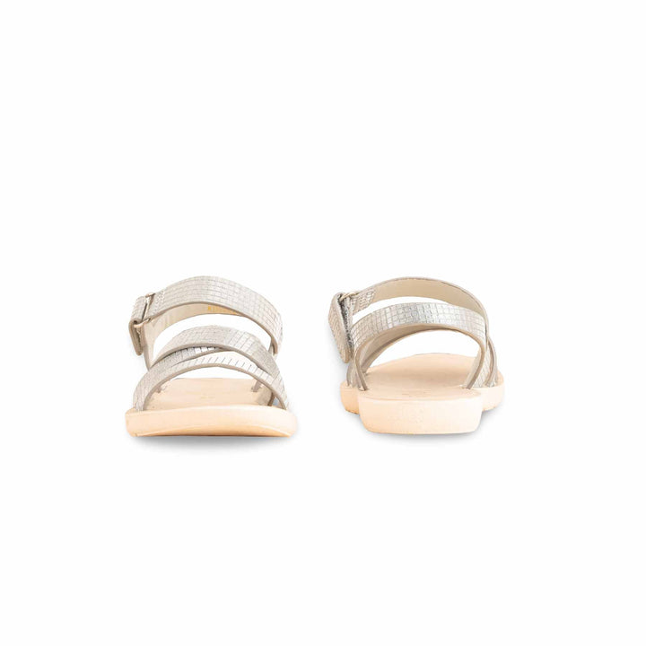 Girls Silver Casual Sandal KD9842