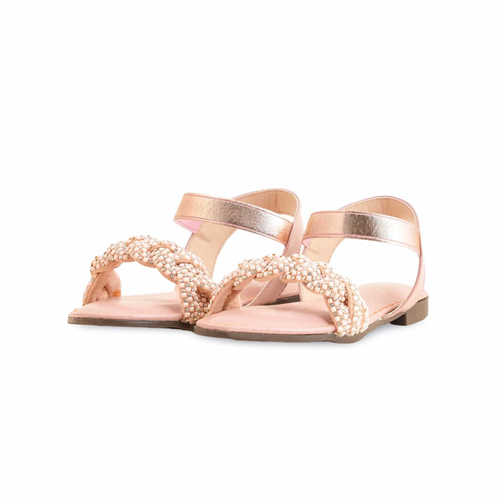 Girls Pink Formal Sandal KD9855