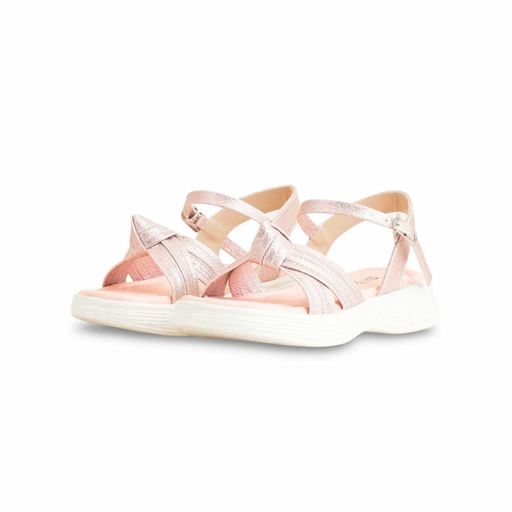 Girls Peach Formal Sandal KD9862