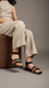 صندل بناتي أسود كاجوال KD9877