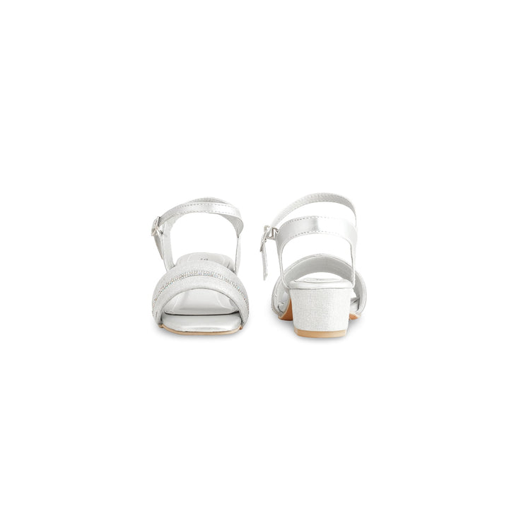 Girls Silver Fancy Sandal KD9881