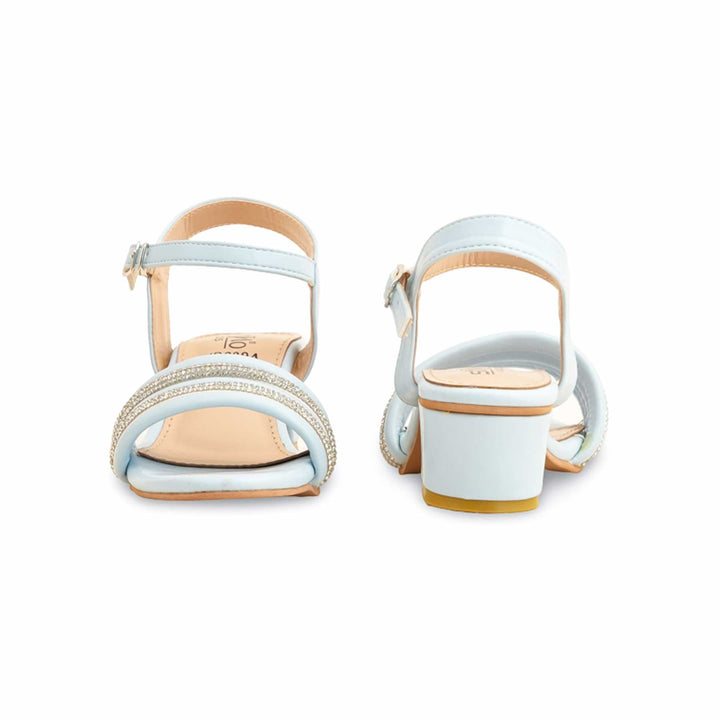 Girls Sky Blue Formal Sandal KD9894
