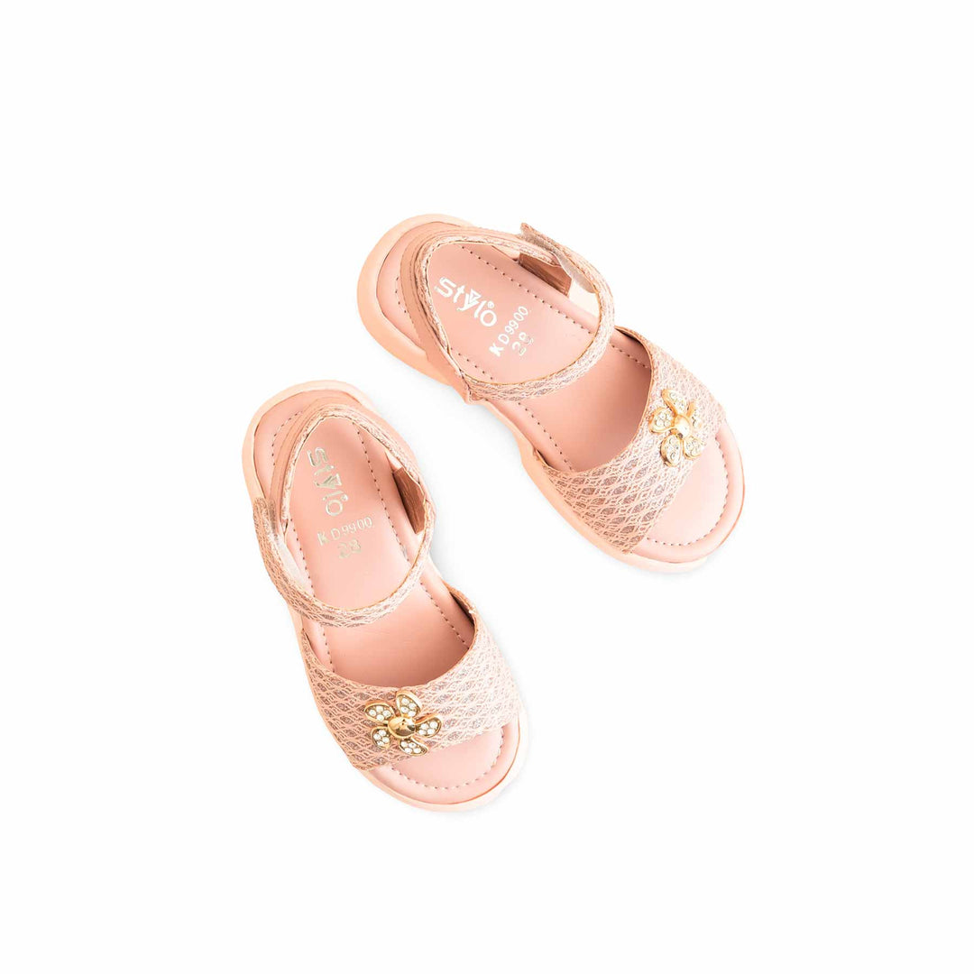 Girls Pink Formal Sandal KD9900