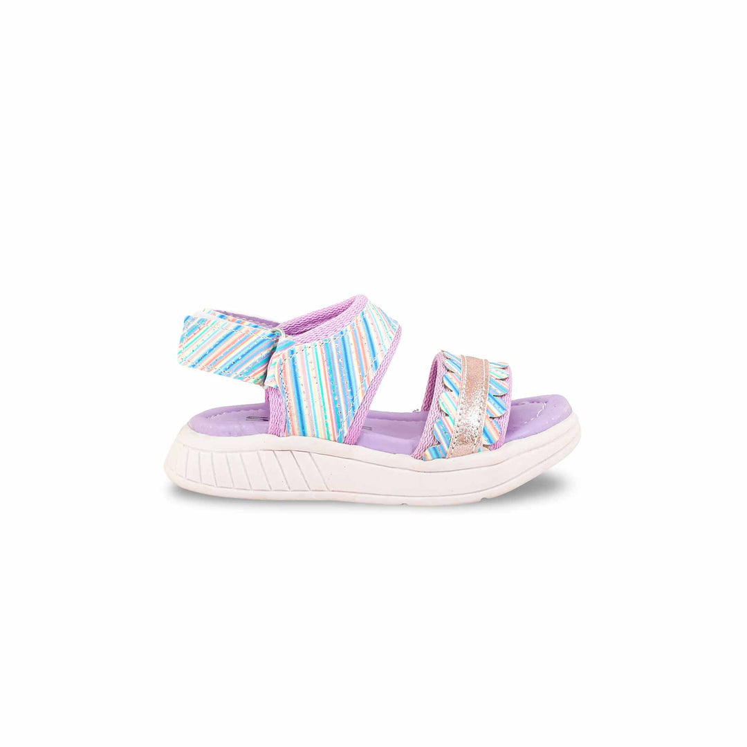 Girls Purple Casual Sandal KD9907