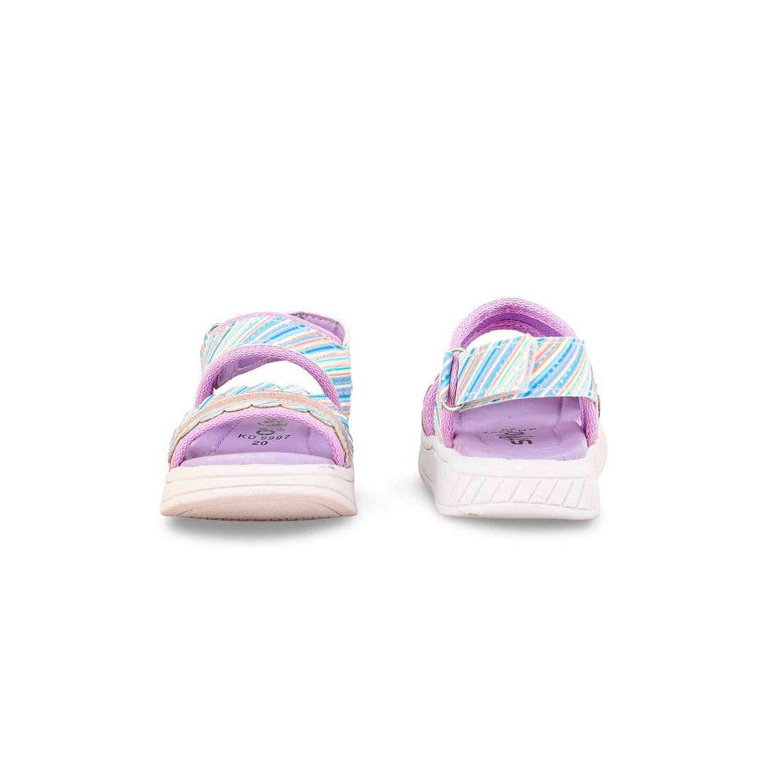 Girls Purple Casual Sandal KD9907